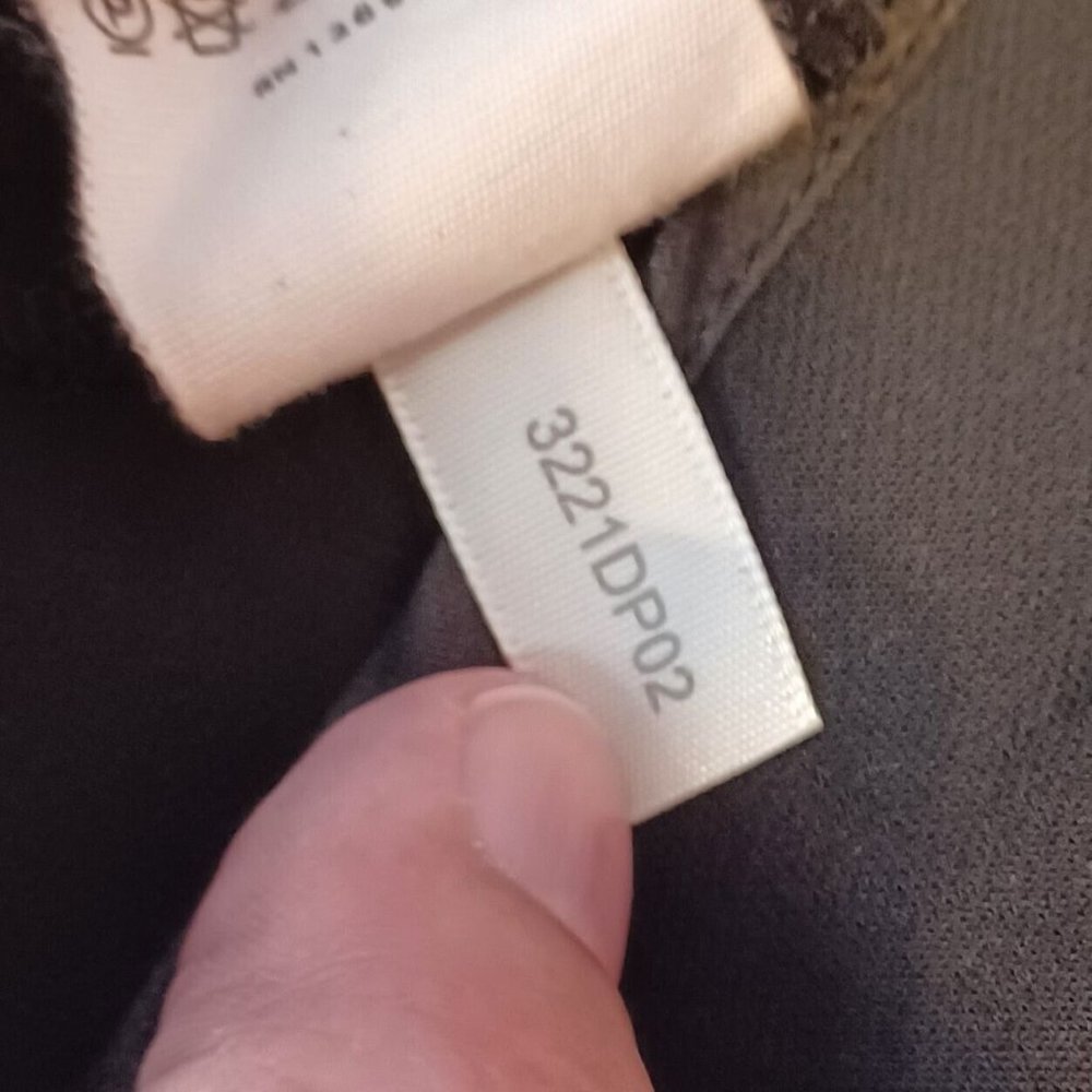 L'AGENCE WMNS Sz 6 Black Front Slit Pencil Skirt Woven Band High Waisted Modern - Picture 16 of 16